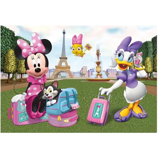 Dino Minnie v Paříži puzzle 24 dílků