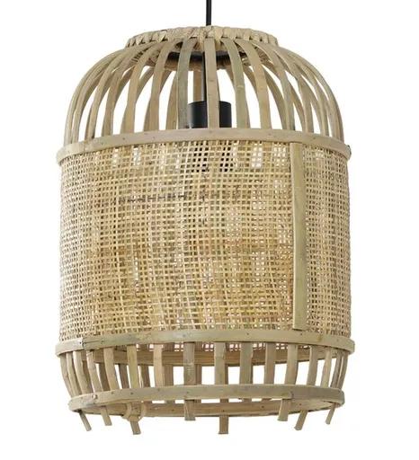 Přírodní bambusové světlo Alifia s výpletem - Ø 28*38cm / E27 Light & Living