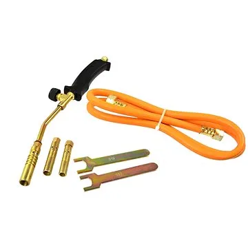 GEKO  Plynový hořák, 3 koncovky 13,15,17mm, hadice 1,5m (G20002)