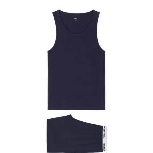 CELIO JIPYCOP Pánské pyžamo, tmavě modrá, velikost