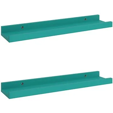 Shumee Nástěnné 2 ks modré 40×9×3 cm , 326709 (326709)