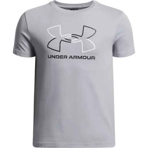 Under Armour GL FOUNDATION Chlapecké tričko, šedá, velikost M