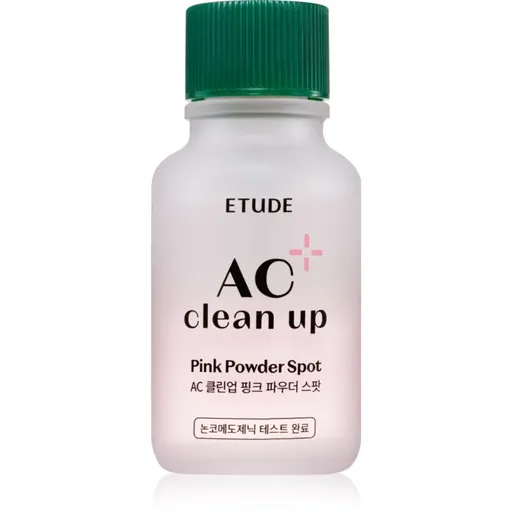 ETUDE AC Clean Up Pink Powder Spot lokální péče proti akné se zklidňujícím účinkem 15 ml