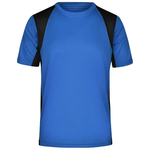 James & Nicholson (Daiber) Pánské sportovní tričko s krátkým rukávem JN306 - Královská modrá / černá | L