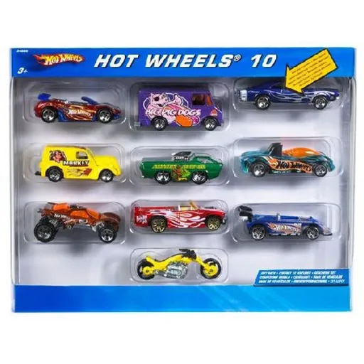 Hot Wheels Angličáky 10 Pack