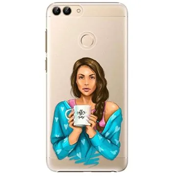 iSaprio Coffe Now - Brunette pro Huawei P Smart (cofnobru-TPU3_Psmart)