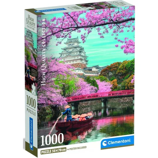Clementoni puzzle 1000  Hrad Himeji na jaře