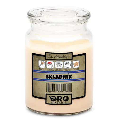 Svíčka Skladník 100% (Vůně svíčky: Vanilka)