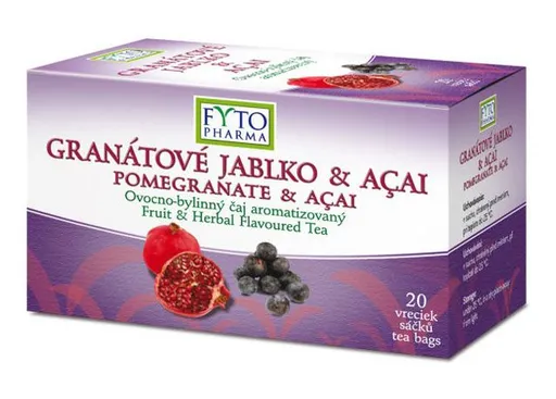 Fytopharma Ovocno-bylinný čaj granátové jablko & acaí 20x2 g