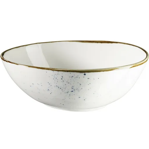 Mäser Oválná miska Pintar White modré tečky 22 x 19 cm, L