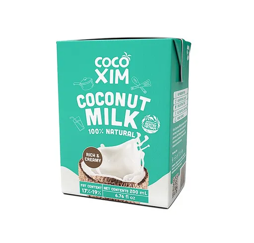 COCOXIM Kokosové mléko 100% Natural 200 ml