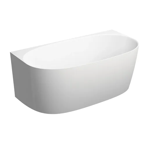 OMNIRES VALENCIA M+ nástěnná vana, 148 x 77 cm, lesklá bílá VALENCIA148WPBP