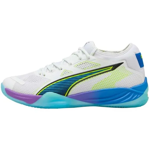 Puma ELIMINATE NITRO SQD 4 GAME ON Unisex obuv na házenou, bílá, velikost 41