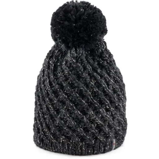 Finmark WINTER HAT Zimní pletená čepice, černá, velikost UNI