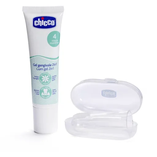 Chicco Oral Care Set sada zubní péče pro miminka 4 m+ 1 ks