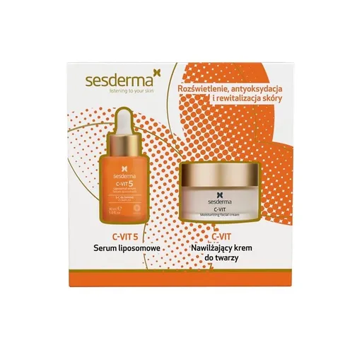 Sesderma C-VIT 5 Liposomální sérum a hydratační krém 2 ks