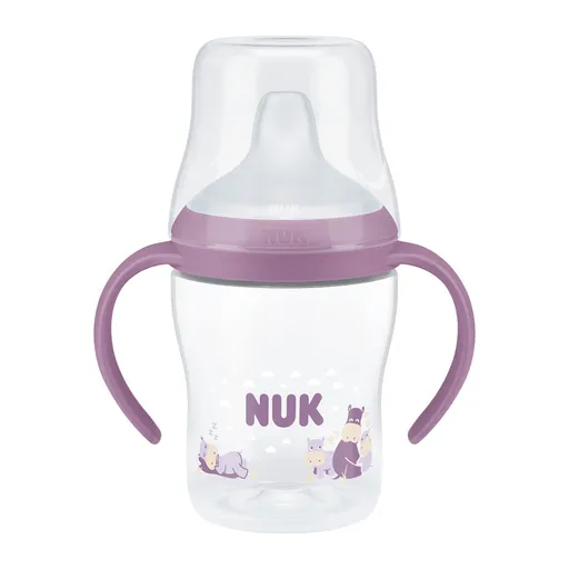 NUK Perfect Match Láhev na učení 6m+ 150 ml 1 ks hippo