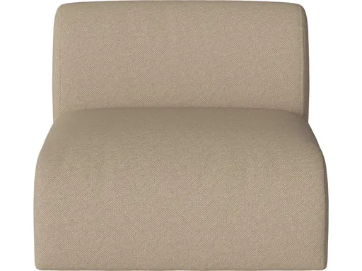 Křeslo Núvol Small Back - Přídavný modul Bolia Varianta: Vilme - Bouclé & texture, Dark beige