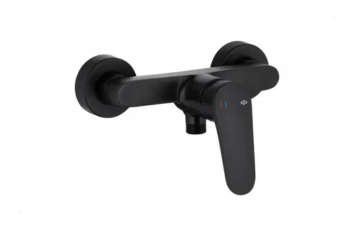 KFA Baterie OTAVA, sprchová nástěnná, černá 5556-010-81