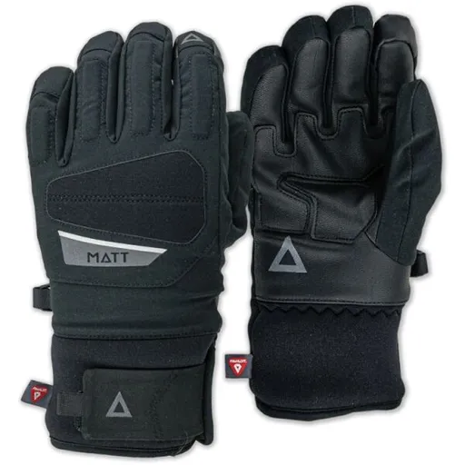 Matt BONDONE Dětské lyžařské rukavice, černá, velikost 6Y