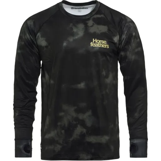 Horsefeathers RILEY Pánské termo triko, tmavě zelená, velikost