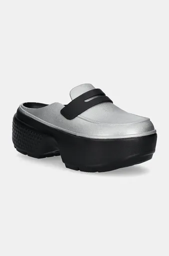 Pantofle Crocs Stomp Metallic Loafer Clog