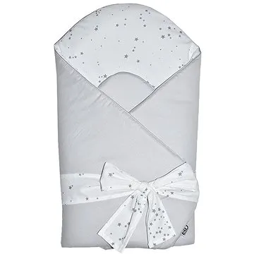 EKO Zavinovačka bavlněná s potiskem a kokosovým vnitřkem Šedá (5903636115122)