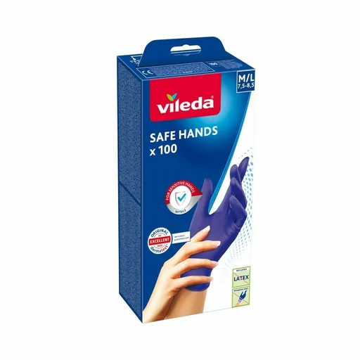 Vileda Safe Hands rukavice M/L 100ks, M / L