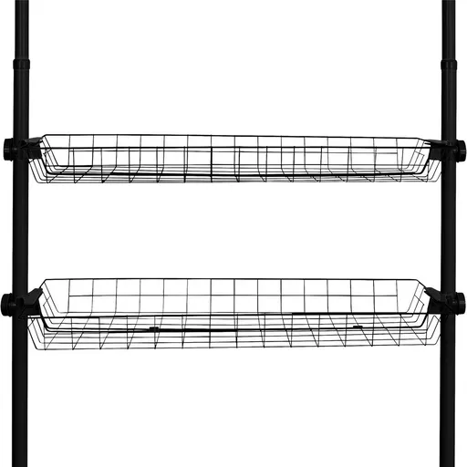 Wenko Sada 2 drátěných košů Herkules, černá