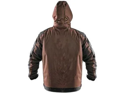 Bunda CXS IRVINE, zimní, pánská, hnědo-černá, vel. 2XL