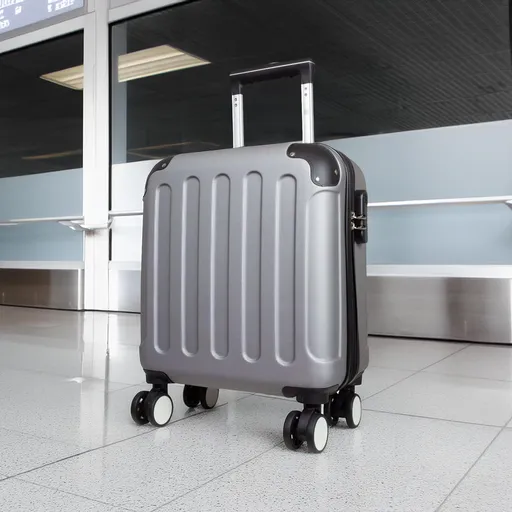 PM Euro-Trading Cestovní kufr Avalon, stříbrný