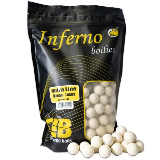 Carp Inferno Boilies Nutra Line Mango/Losos - 20mm 250g,Carp Inferno Boilies Nutra Line Mango/Losos - 20mm 250g