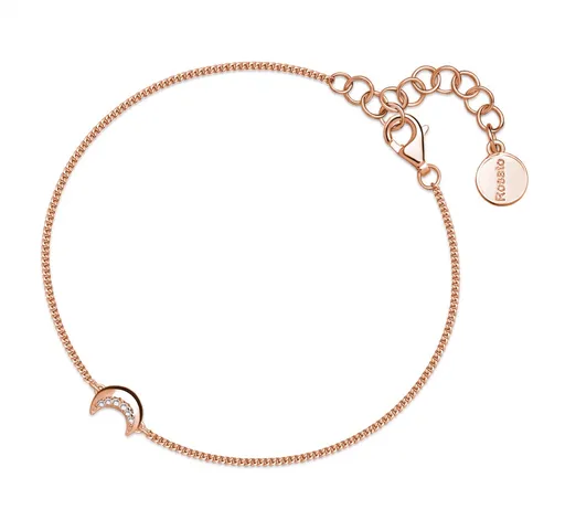 Rosato Bronzový náramek Měsíc se zirkony Allegro RZAL050