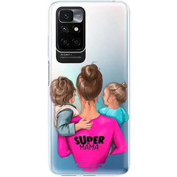 iSaprio Super Mama pro Boy and Girl pro Xiaomi Redmi 10 (smboygirl-TPU3-Rmi10)