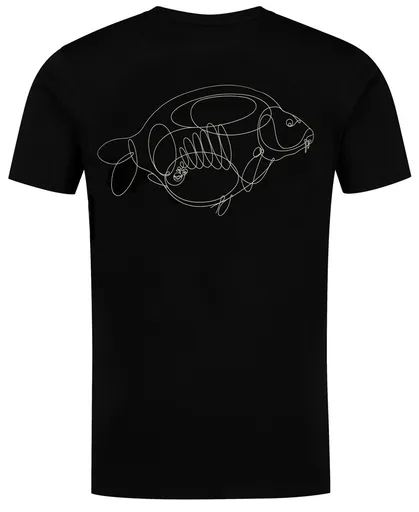 Korda tričko one liner tee black - xxxl