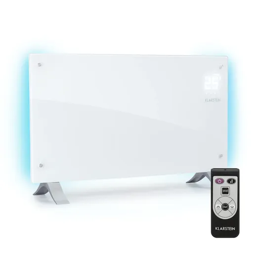 Klarstein Bornholm Curved Ambient, konvektor, 1000/2000 W, bílý