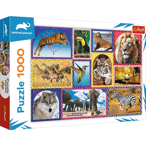 Trefl Puzzle Animal Planet: Divoká příroda/1000 dílků