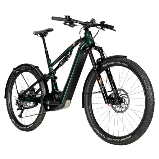 Celoodpružené elektrokolo Lapierre E-Explorer 8.6 Military Green 27,5" LLEPA S (15", 150-170 cm)