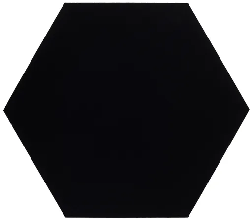 Pyramid Hexagon Black
