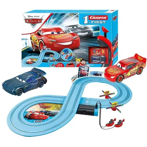 MILLY MALLY CARRERA FIRST CARS - POWER DUELL 2,4M Autodráha, mix, velikost