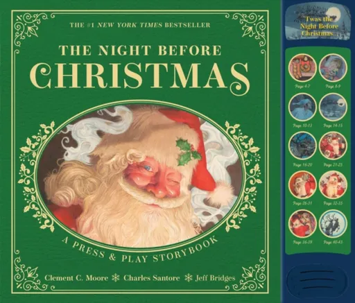 The Night Before Christmas Press and   Play Storybook - Clement Moore