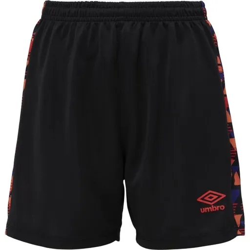 Umbro FORMATION KNIT SHORT - JNR Dětské sportovní kraťasy, černá, velikost M