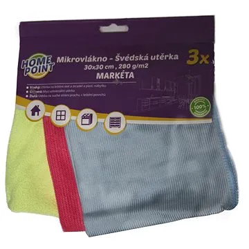 HOMEPOINT Mikrovlákno Markéta sada 3 ks, 30× 30 cm (8769122037234)