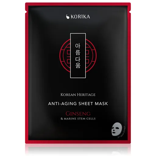 KORIKA Plátýnková maska proti stárnutí Korean Heritage (Anti-Aging Sheet Mask) 25 g