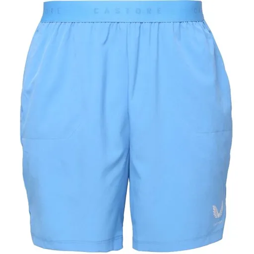CASTORE 7 BRANDED ELASTIC SHORTS Pánské sportovní kraťasy, světle modrá, velikost