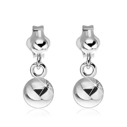 Puzetky ze stříbra 925 - visací kulička