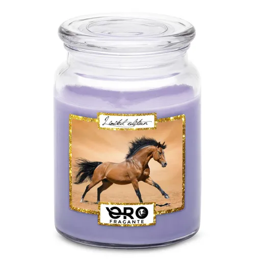 Svíčka Hřebec (Vůně svíčky: Levandule)