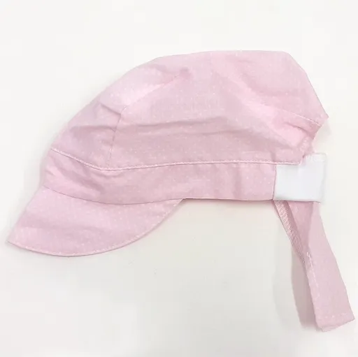 Chráněné dílny AVE Strážnice Kojenecká letní čepička s kšiltem - Růžová | 48