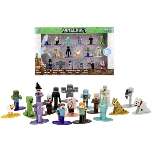 Jada Minecraft Kovové sběratelské nanofigurky 18 ks, Wave 12