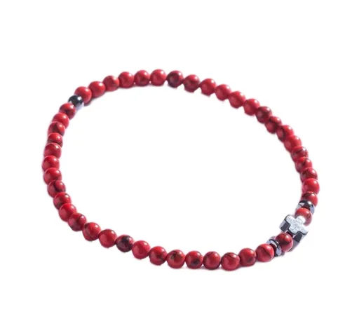 Marc Malone Moderní korálkový náramek pro muže MCGB5098